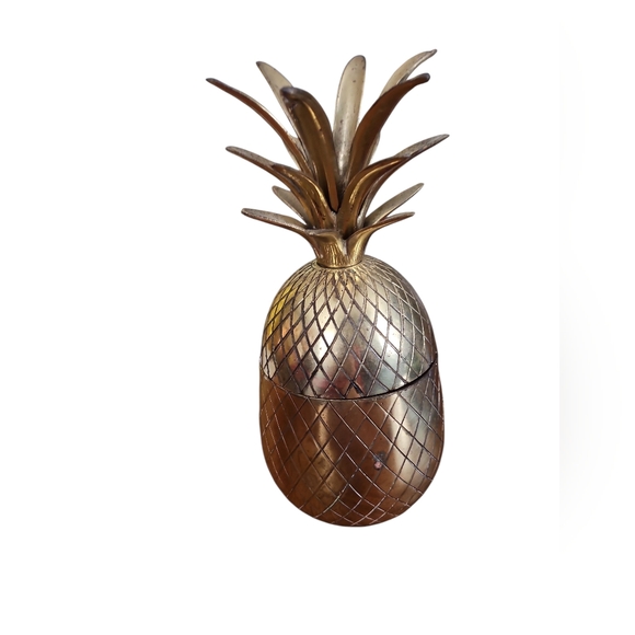 Source Unknown Other - 1980s Brass Pineapple. Removable Top. Good Used Condition.